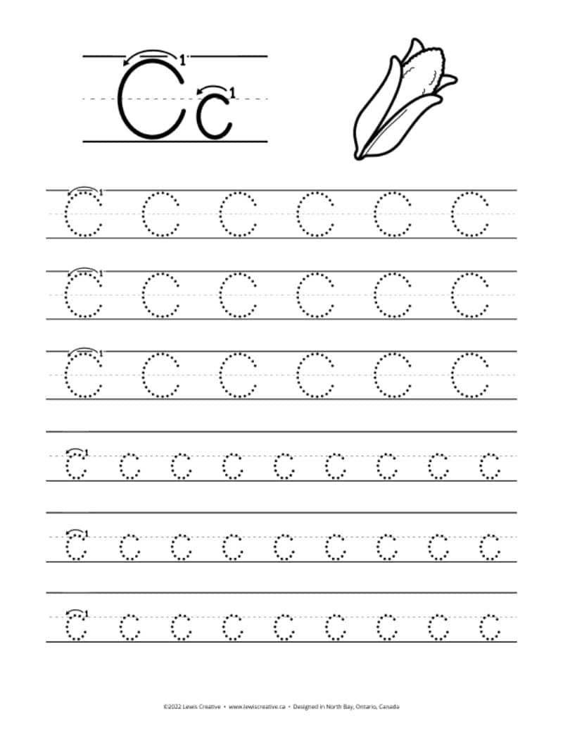 Printable Letter Tracing Worksheets Pdf Free Download
