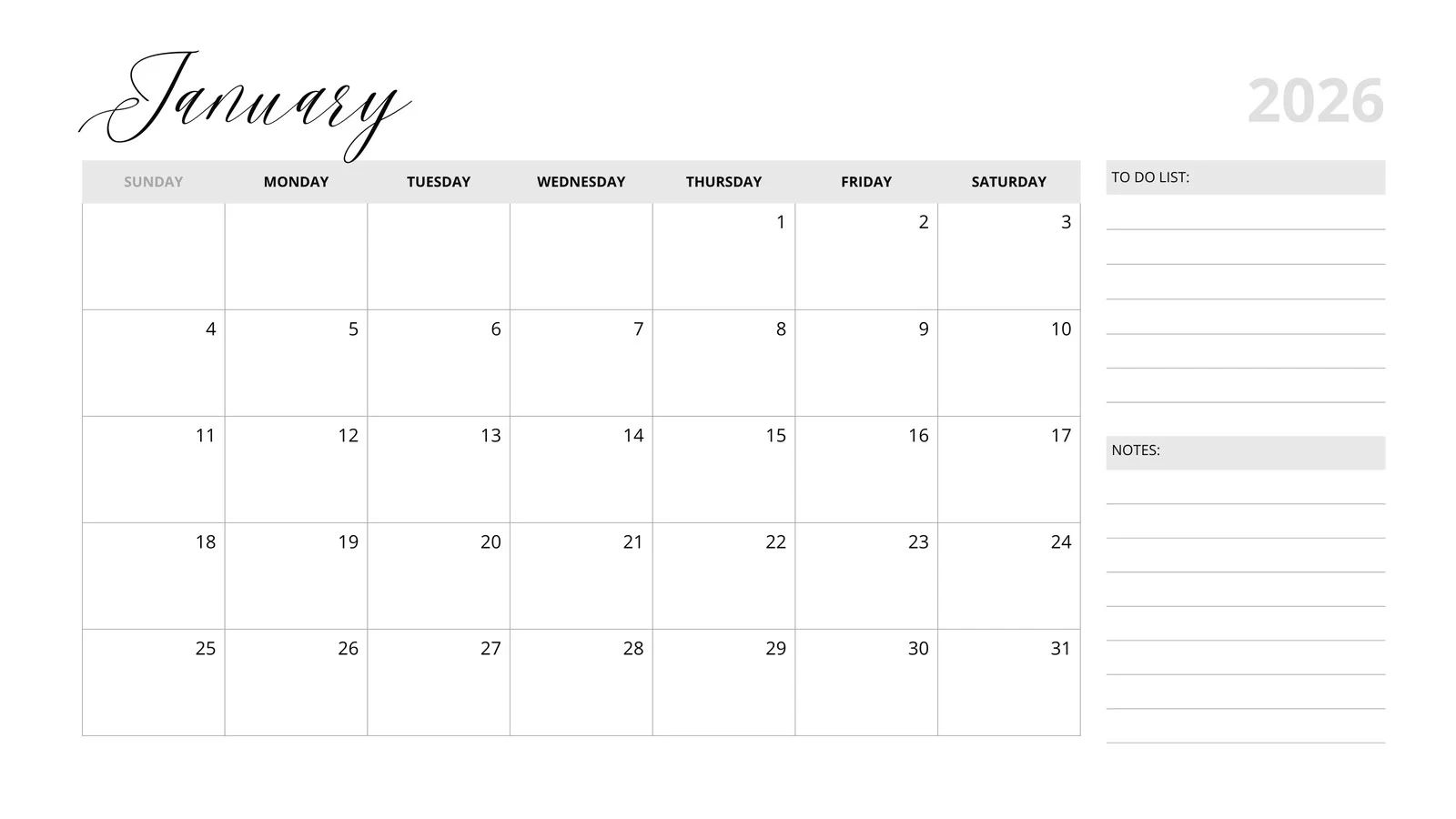 Design A Printable Calendar