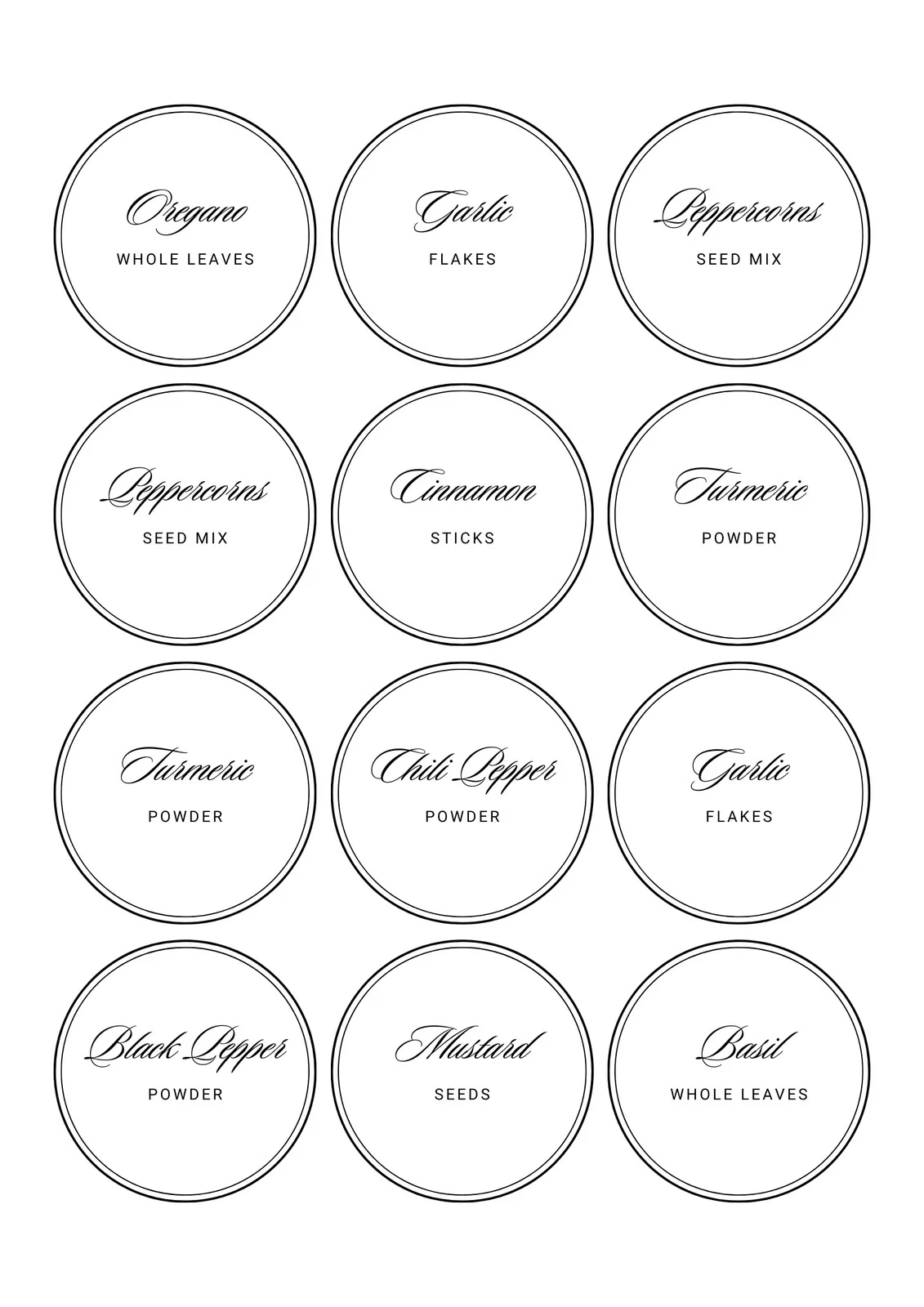 Sticker Templates Free Printables
