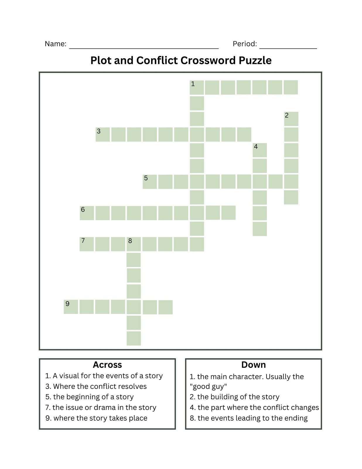 Free Printable Custom Crossword Puzzles