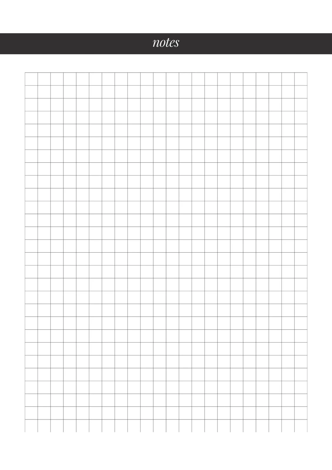 Free Printable Grid Templates
