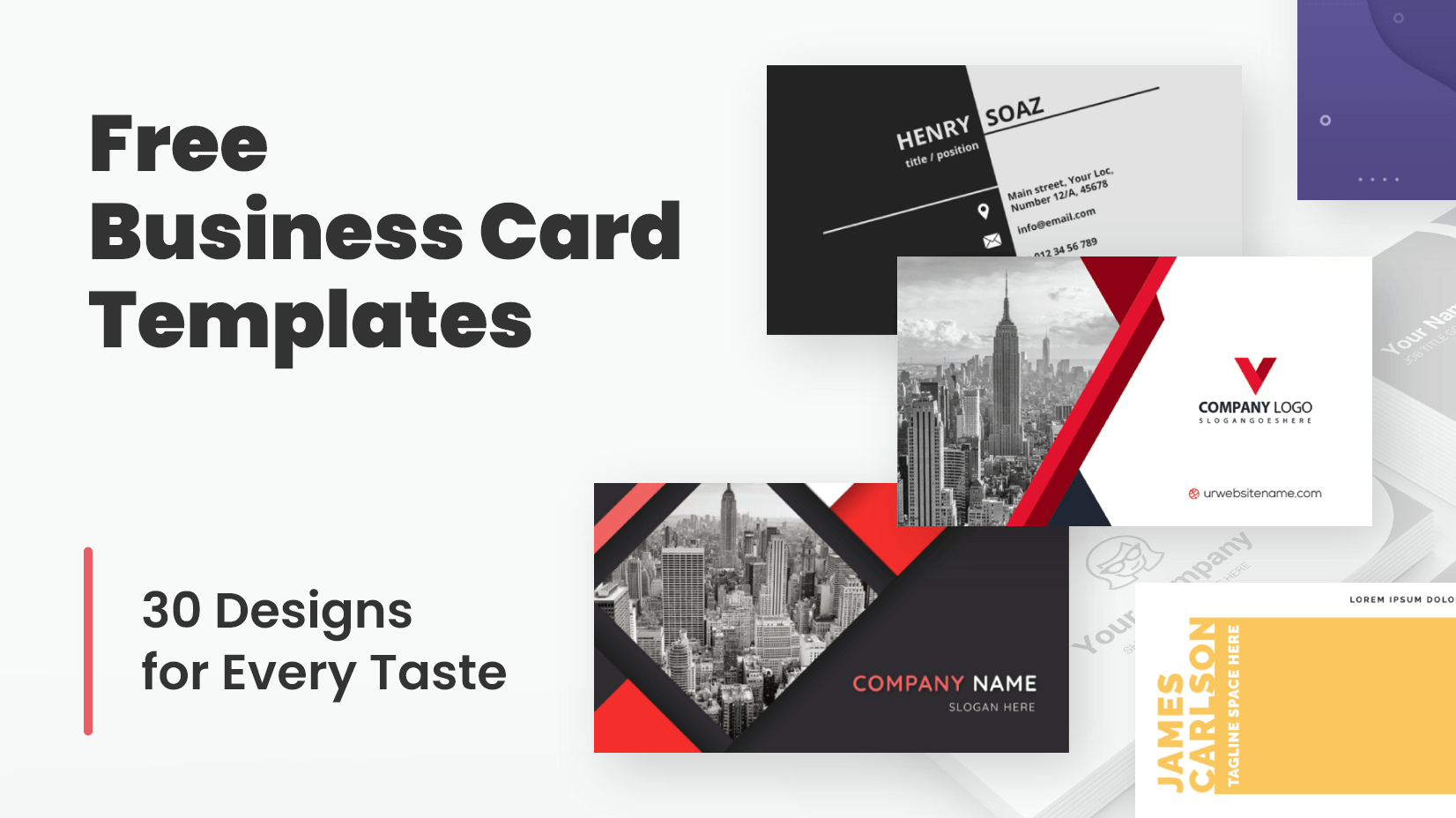 Design Business Card Free Printable