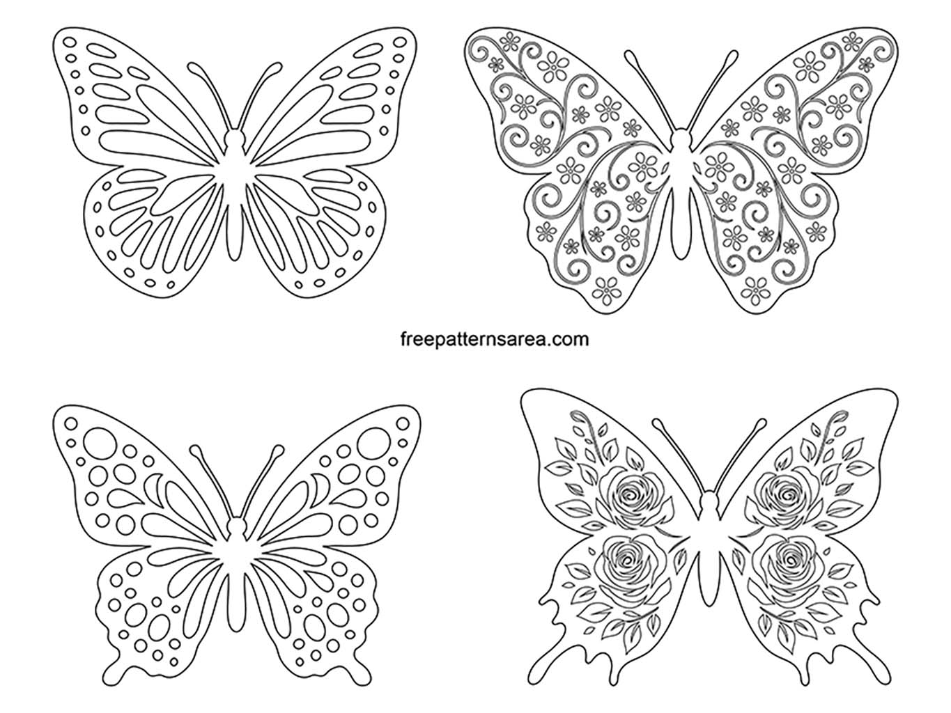 Free Printable Scroll Applique Designs