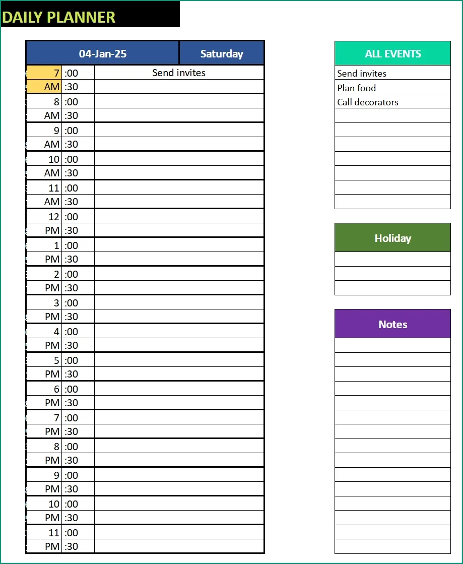 Calendar 2025 Design Planner Printable