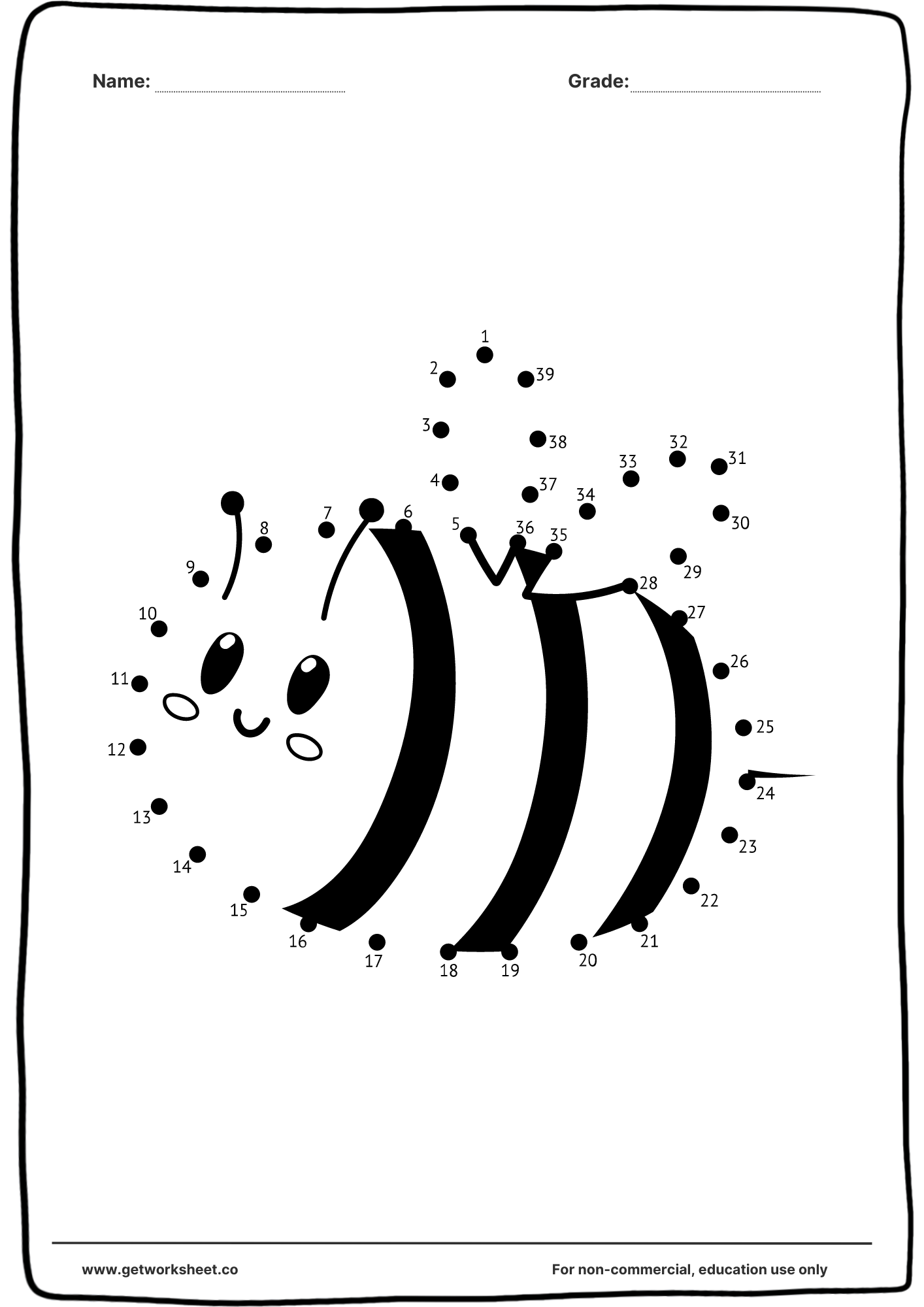 Free Printable Join The Dots Worksheets