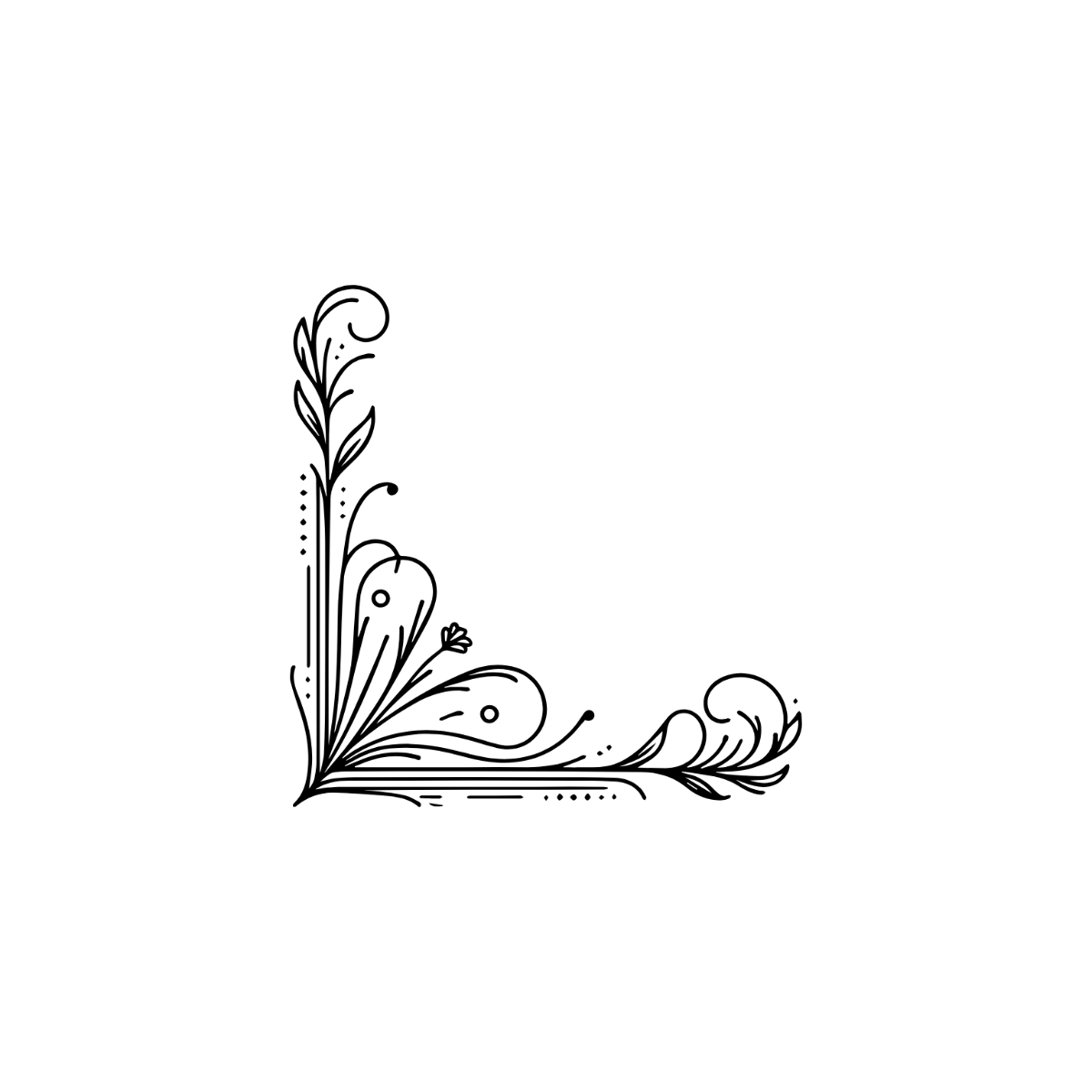Corner Design Pattern Printable
