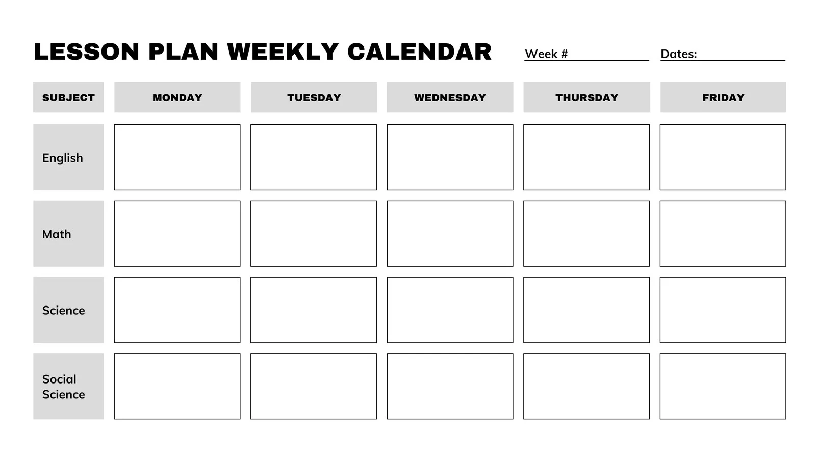 Build A Printable Calendar