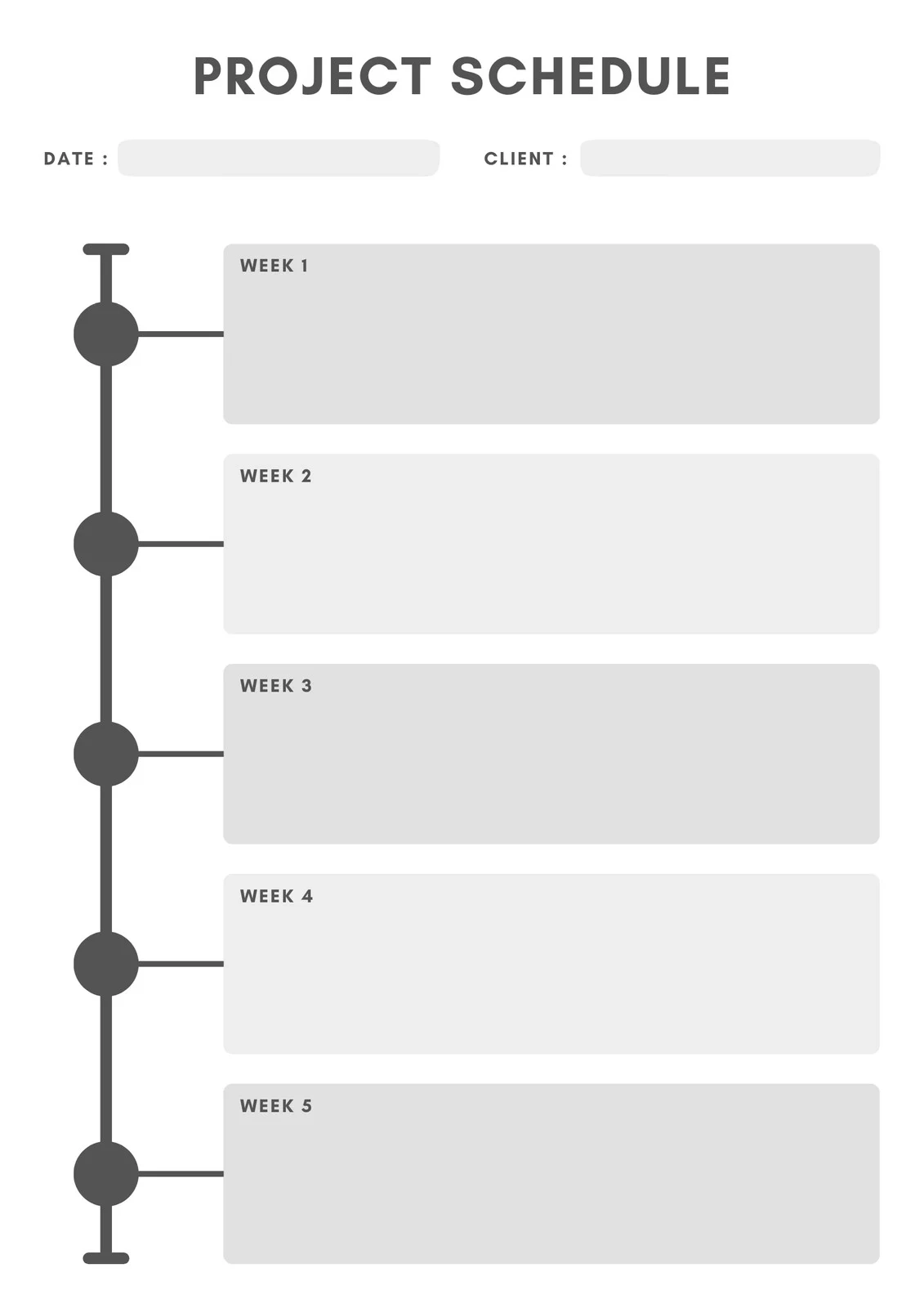 Free Printable Project Templates