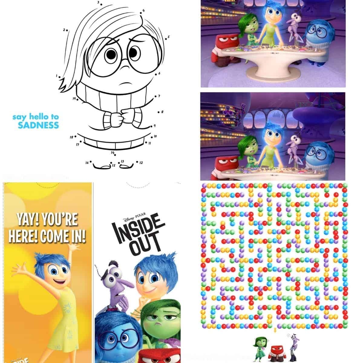 Free Printable Inside Out Worksheets