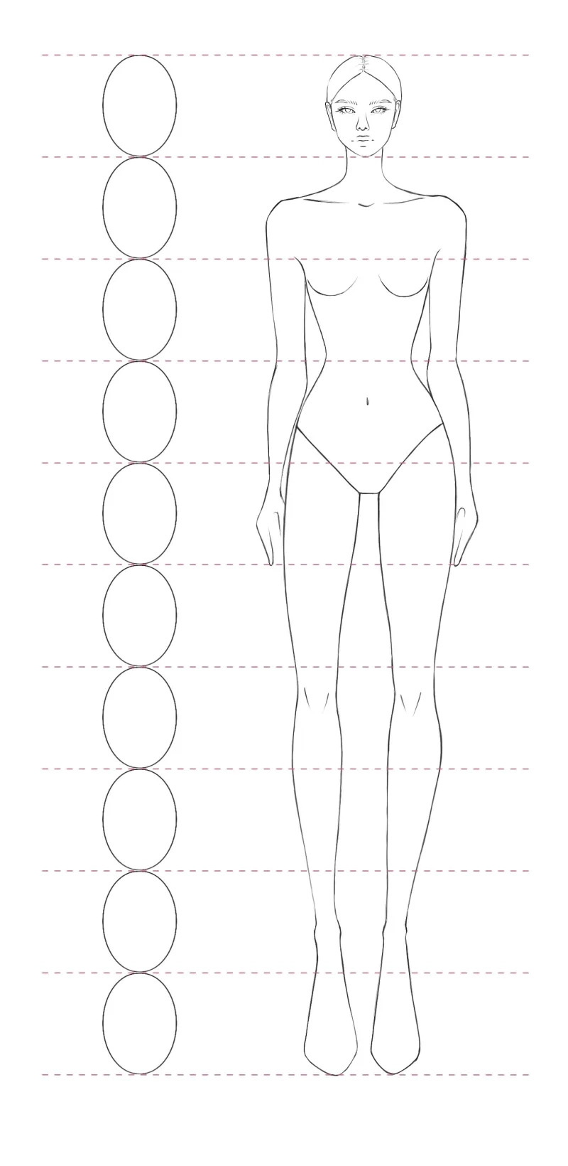 Free Fashion Croquis Templates plus Drawing Design Tips 