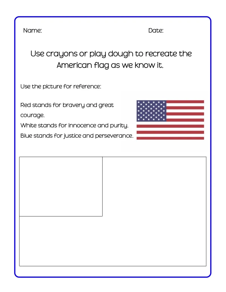 FREE Flag Day Printable Activity Pack A New Dawnn