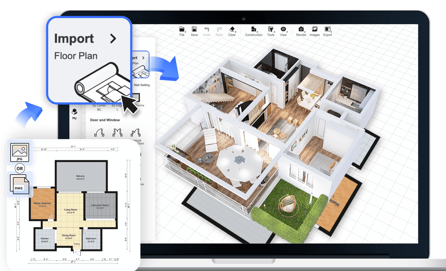 Free Home Printable Blueprint Designer