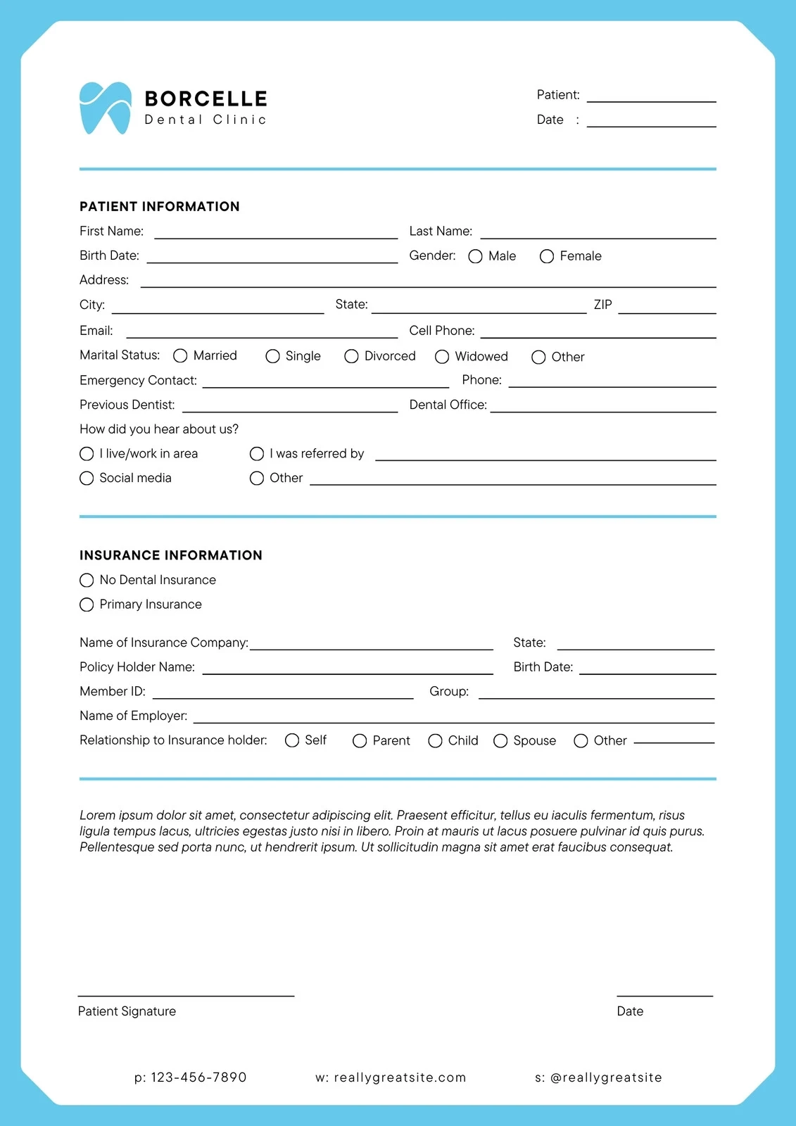 Free Form Document Templates To Customize And Print Canva