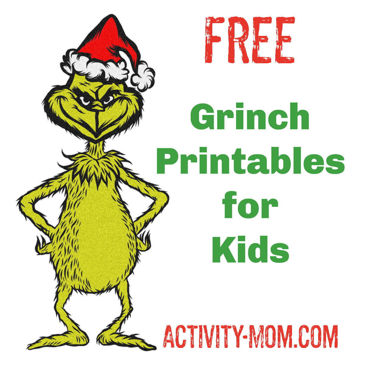 Free Printable Grinch Worksheets