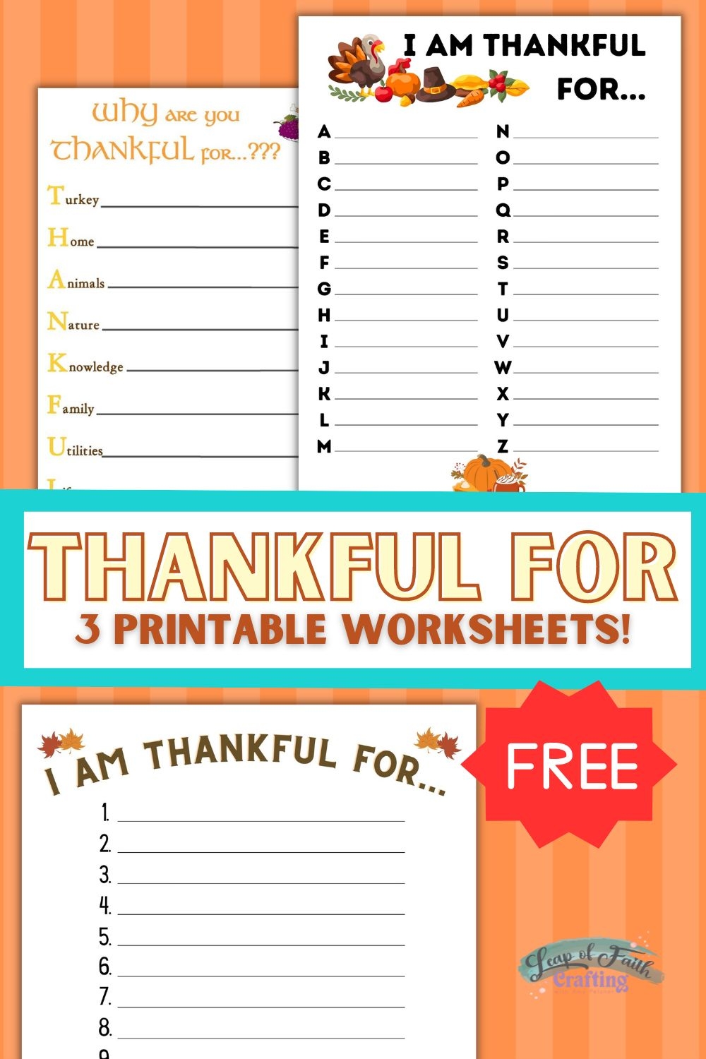 Free Printable Thanksgiving Worksheet