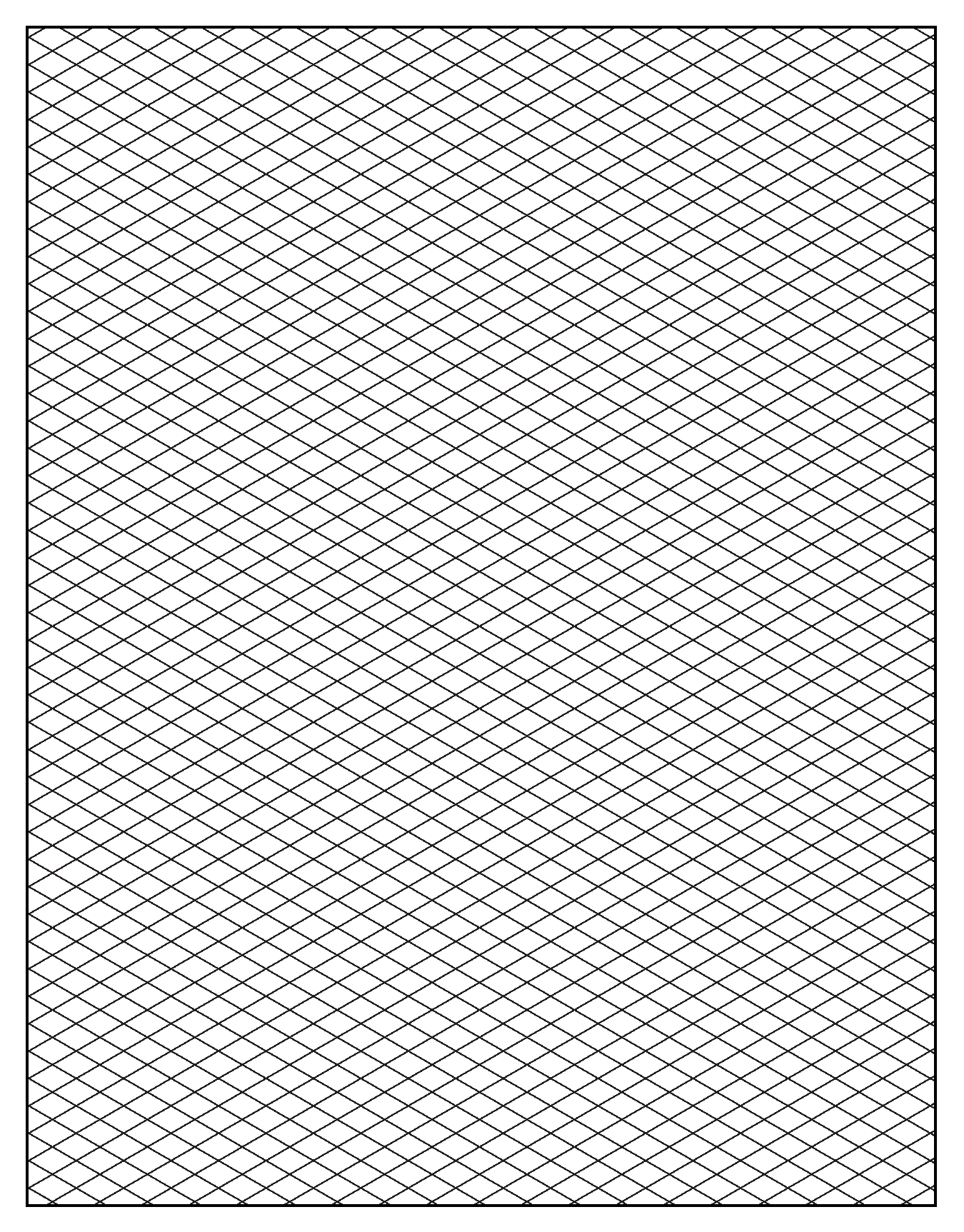 Free Isometric Paper Print