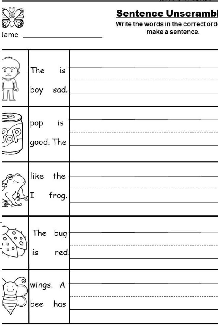 Free Printable Writing Worksheets