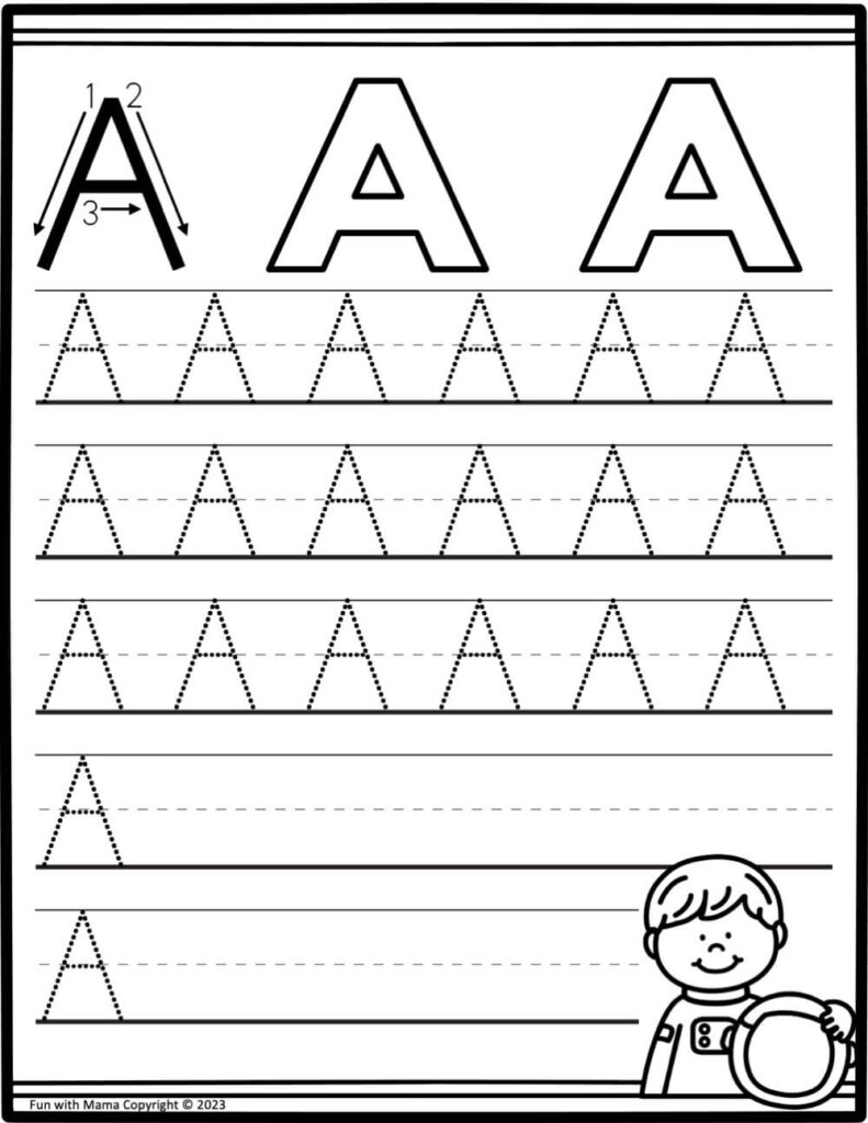 Letter A Worksheets Free Printables