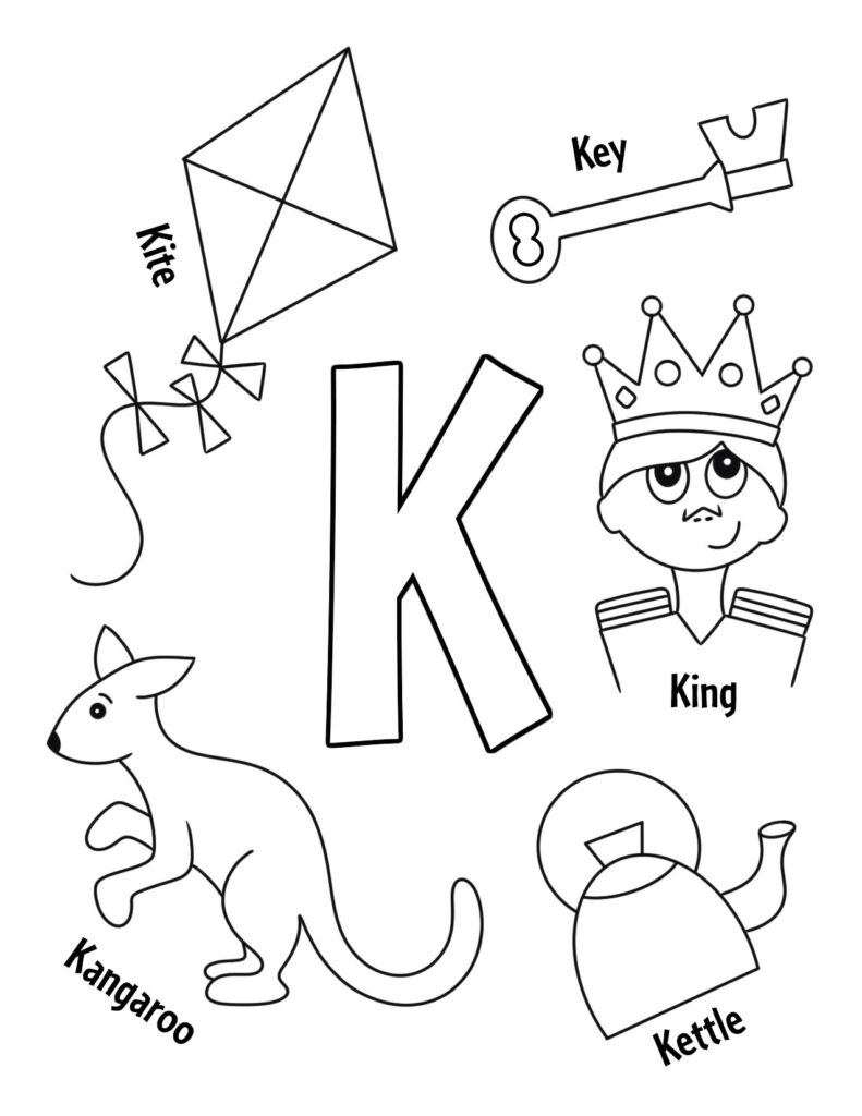 Letter K Worksheets Printable