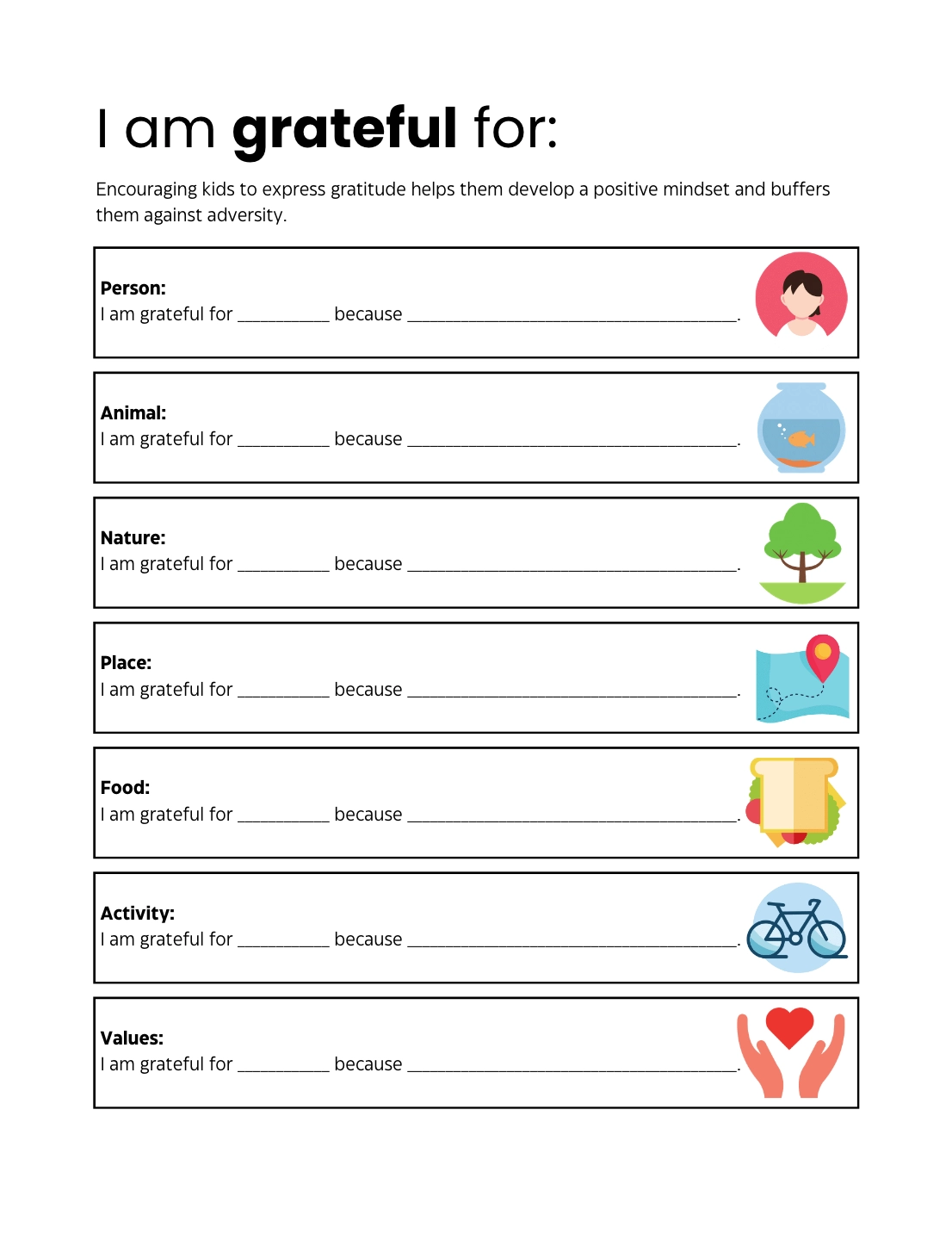 Printable Mindfulness Worksheets For Youth Pdf