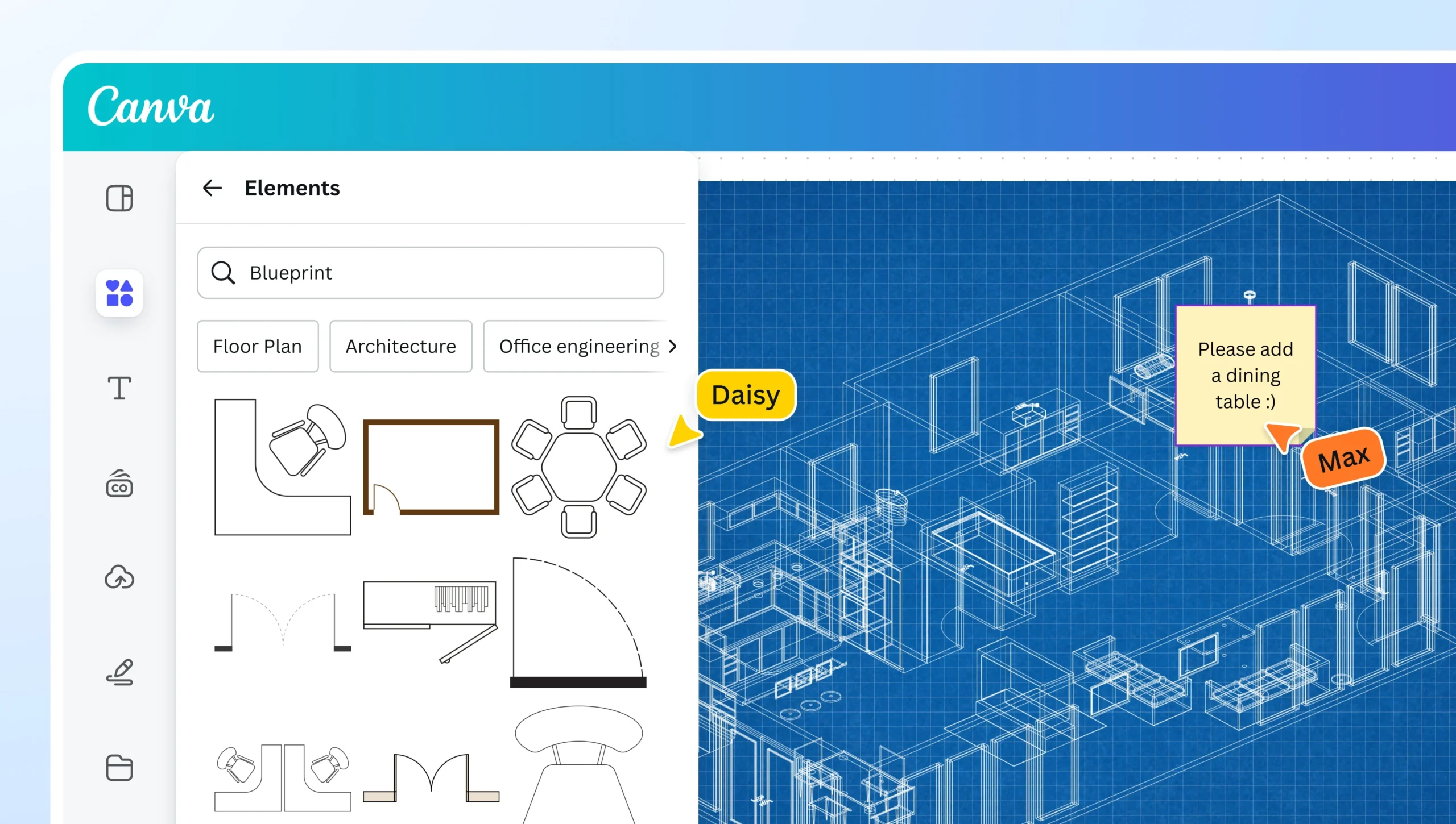 Free Online Blueprint Maker Canva