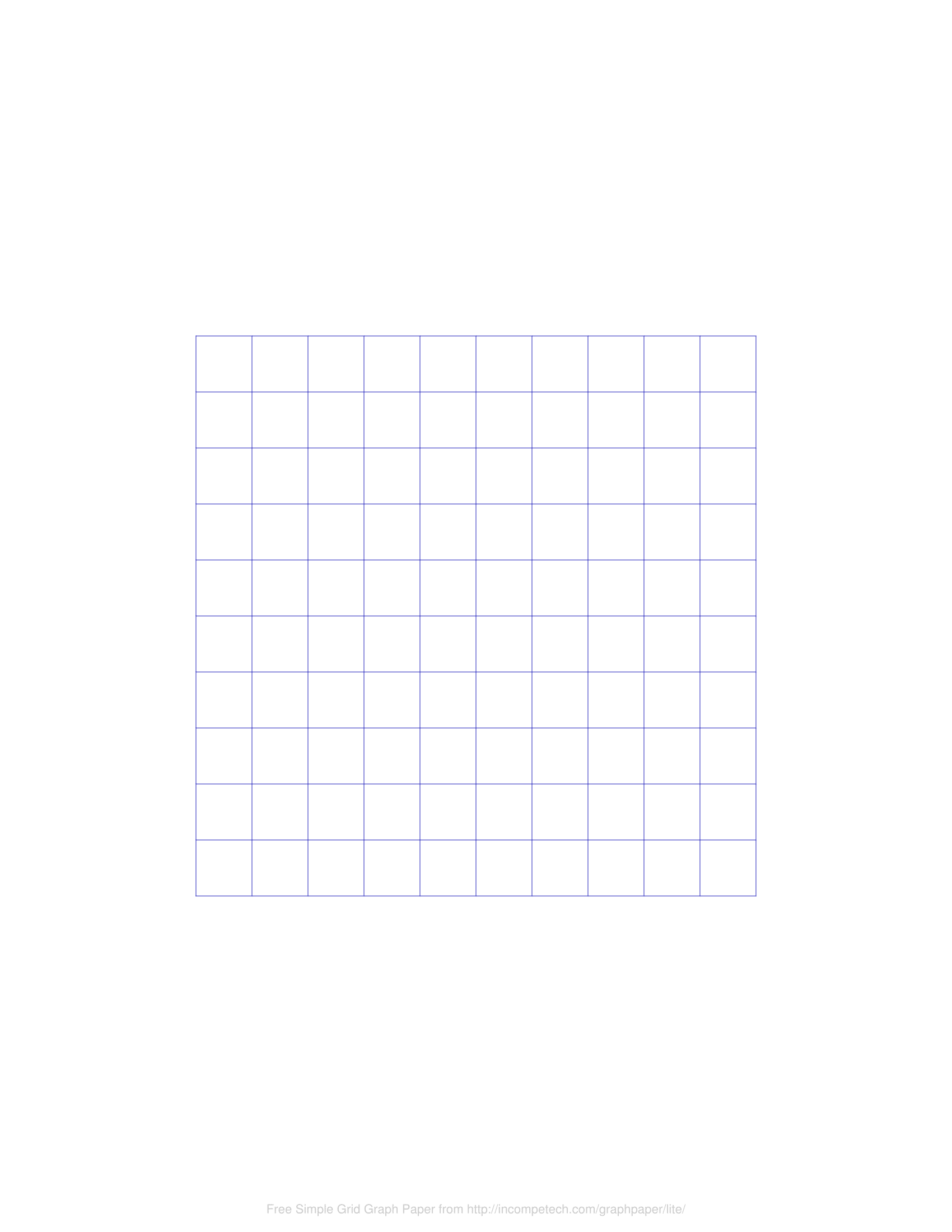 Printable 11x14 Graph Paper