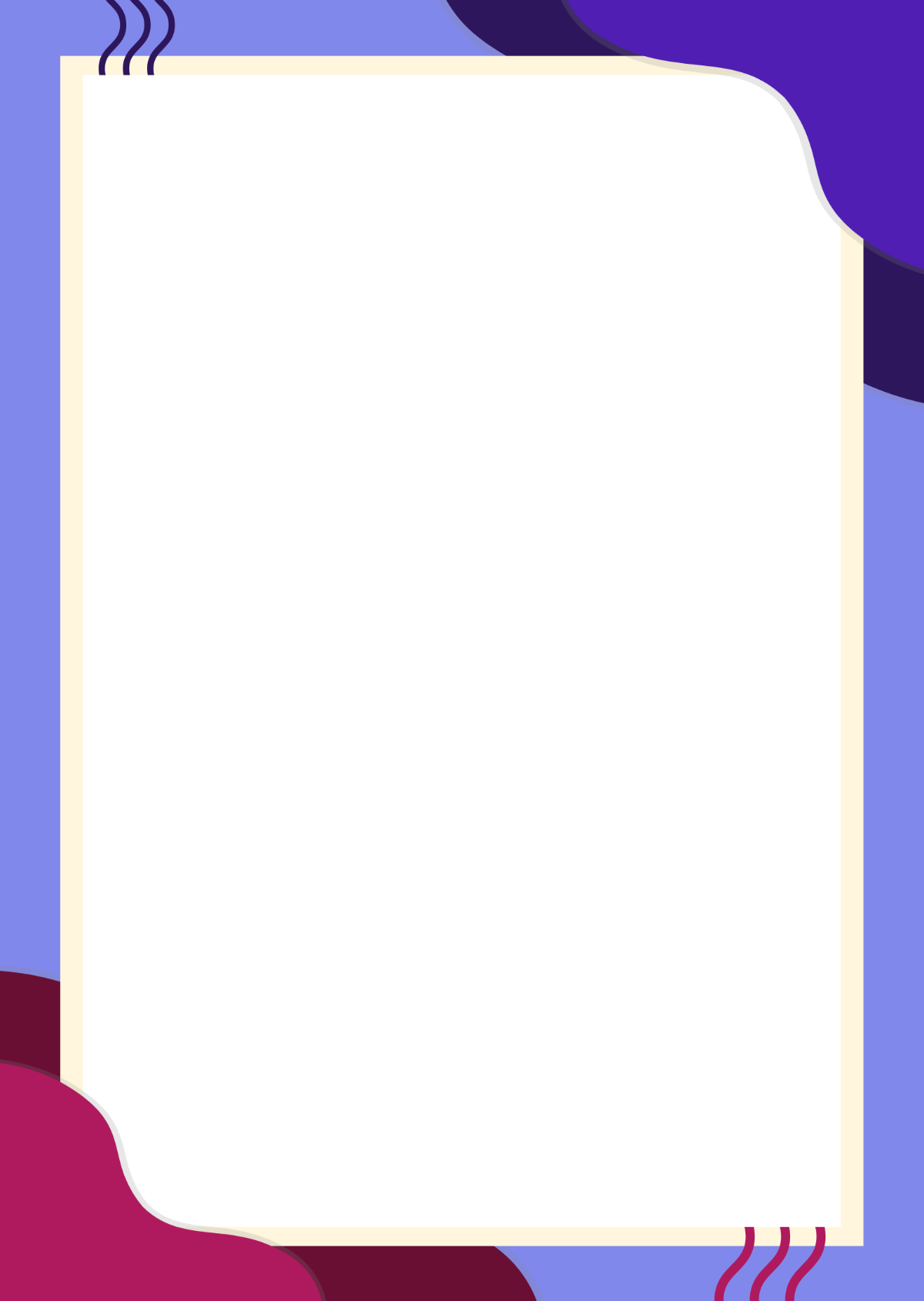 Printable Border Design For A4 Size Paper