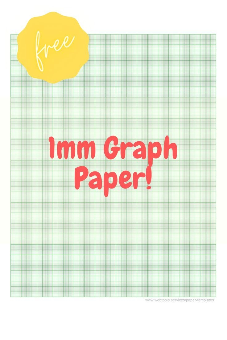 Free Printable 1mm Graph Paper In PDF