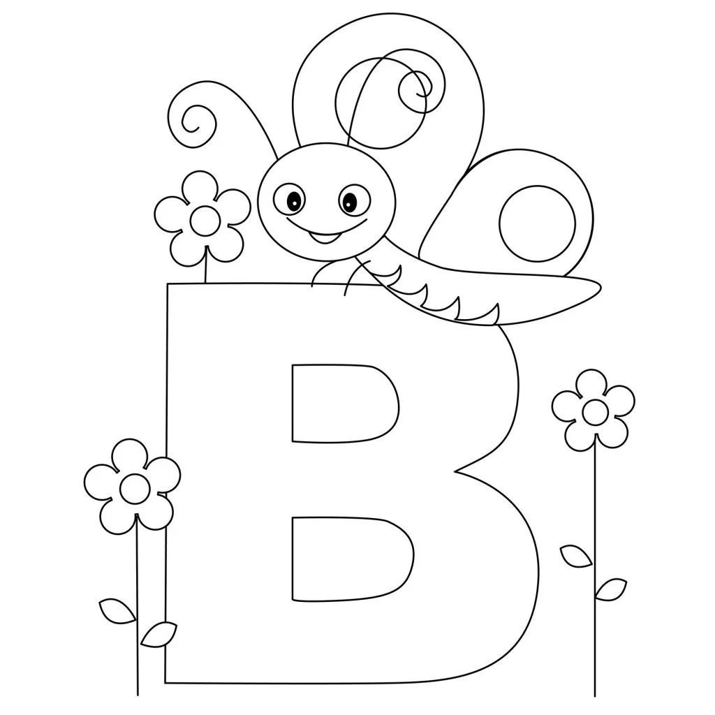 Printable Letters With Design For Coloring