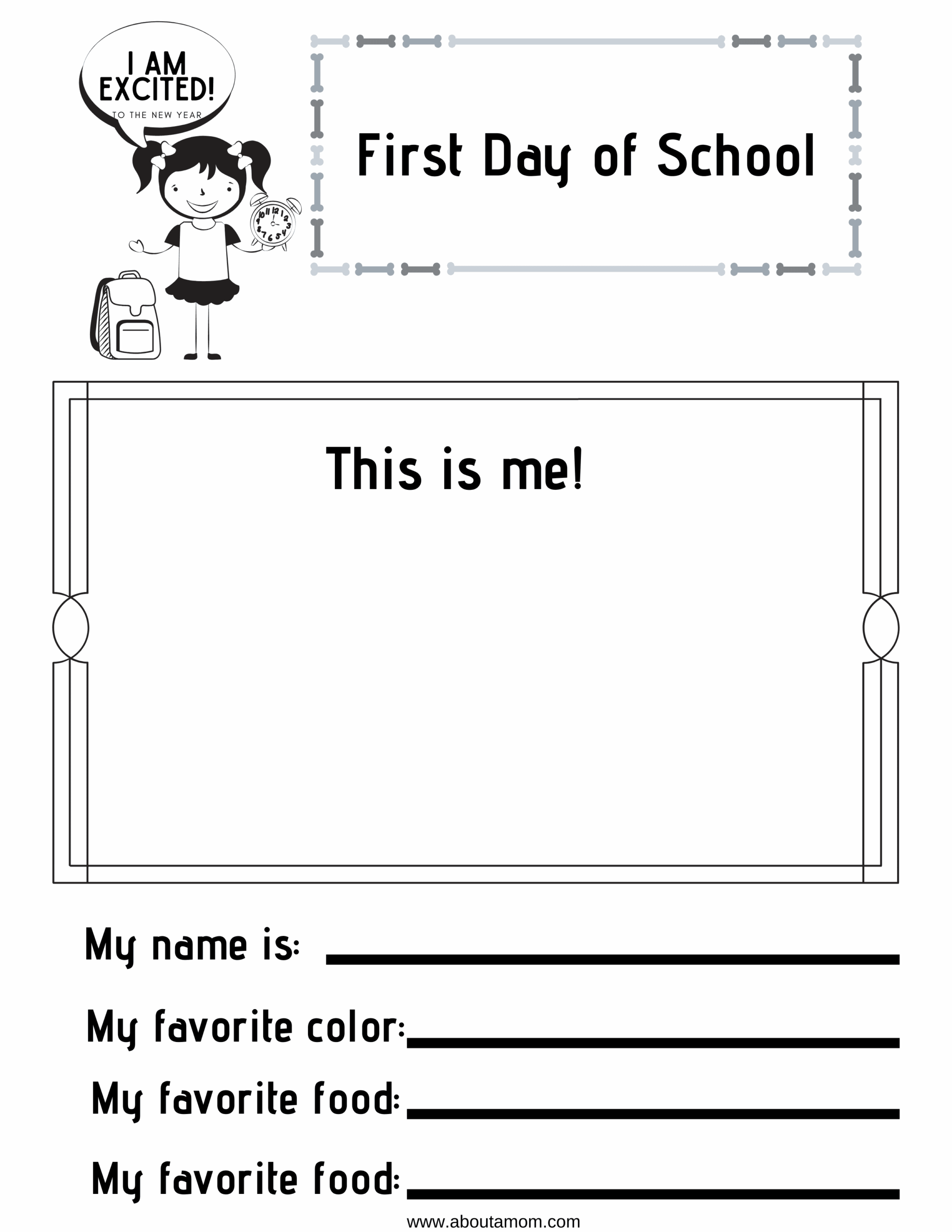 Printable School Worksheets