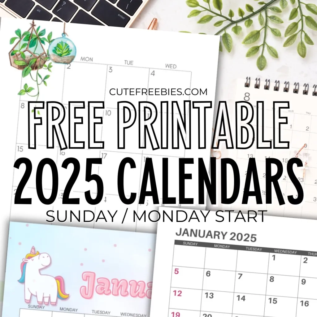 Free Printable Calendars Planners Stickers And More Cute Freebies For You