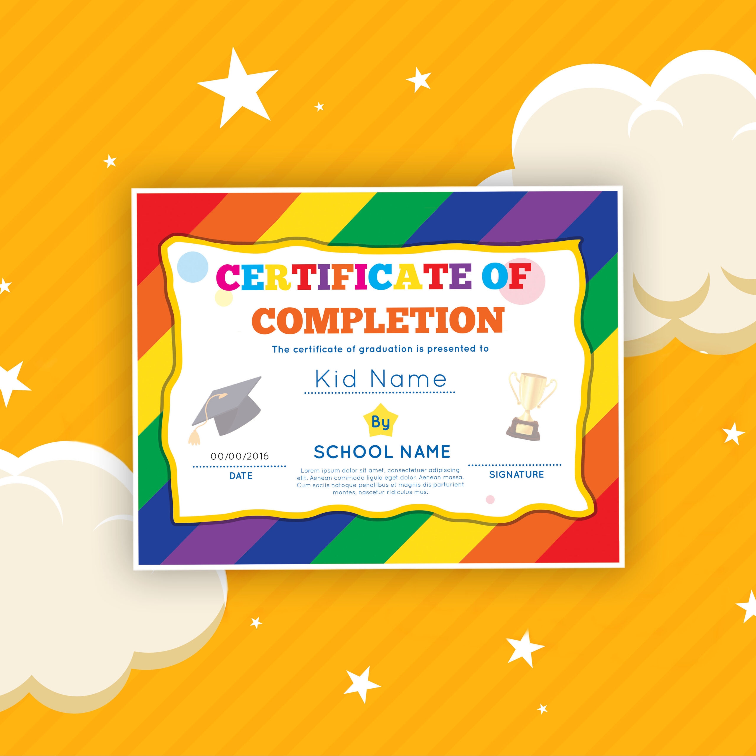 Free Printable Kids Certificates Templates