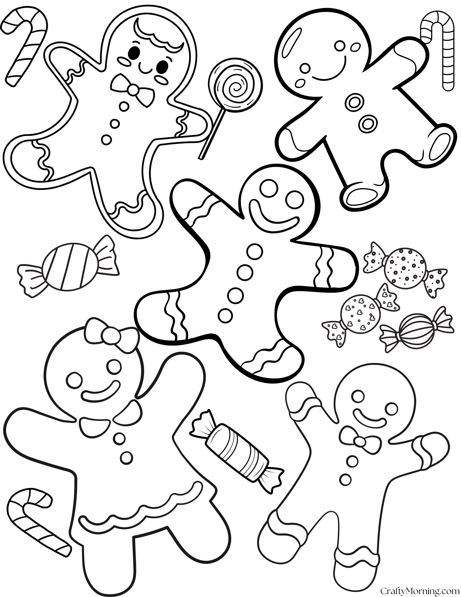 Free Printable Christmas Coloring Pages Crafty Morning