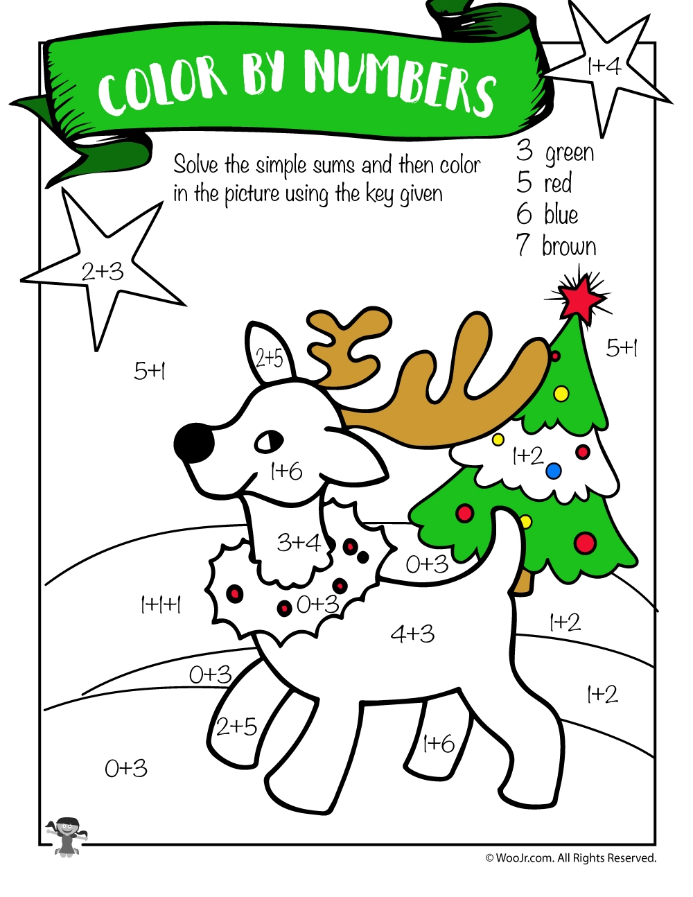 Free Printable Christmas Multiplication Worksheets