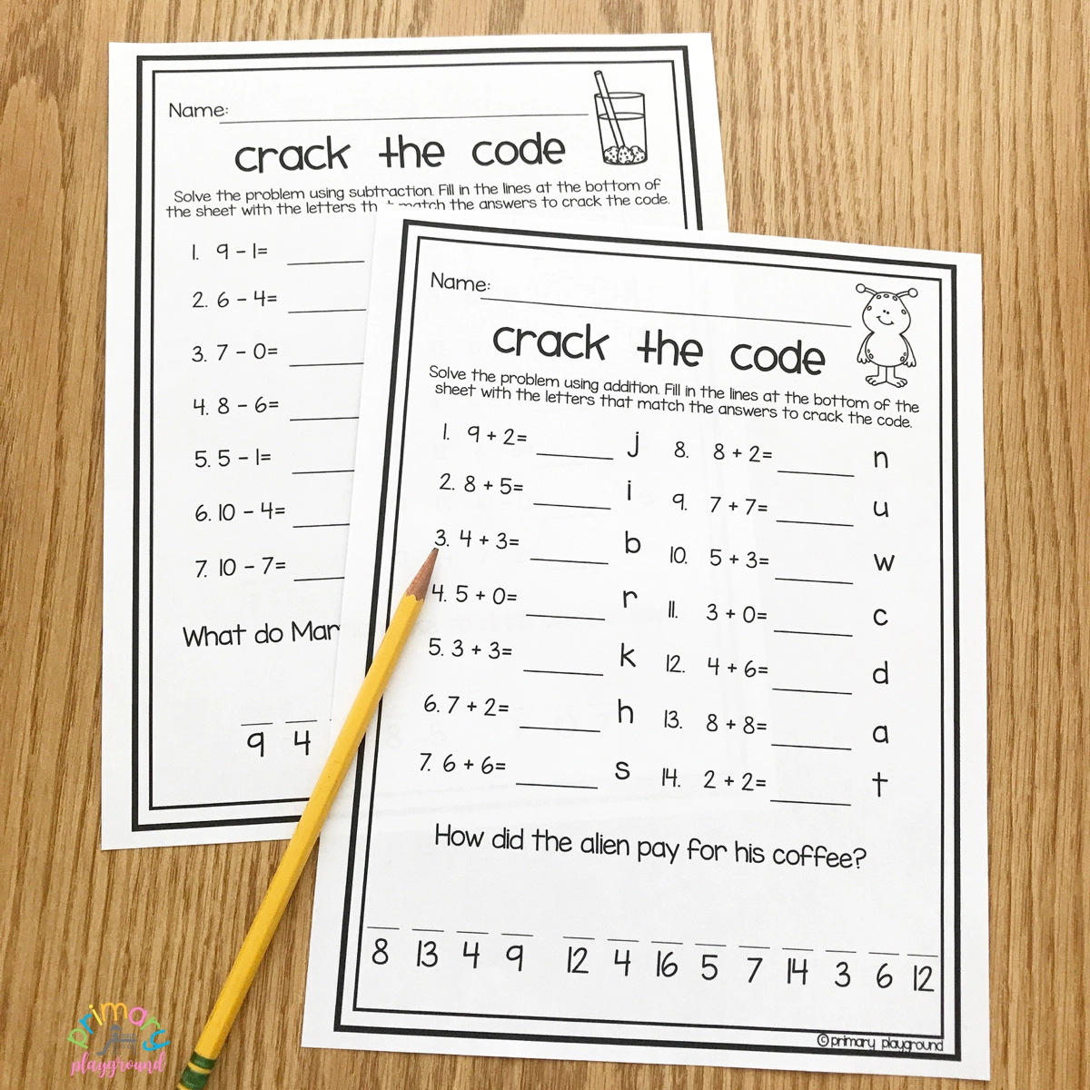 Free Printable Crack The Code Worksheet Pdf