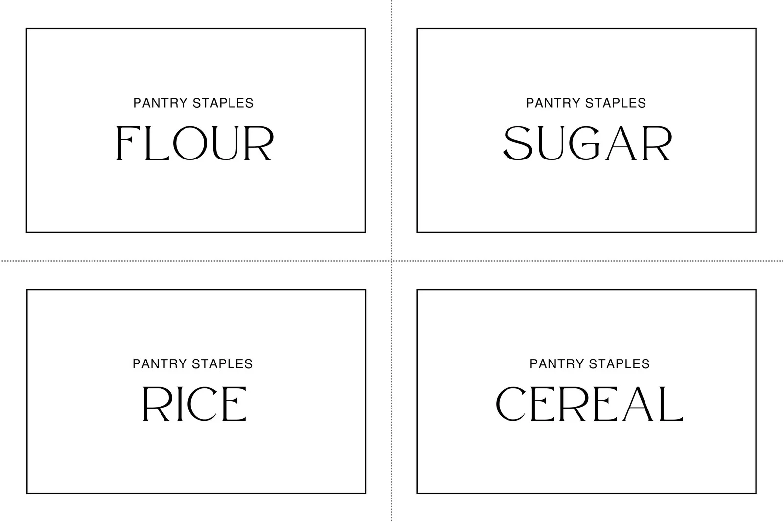 Free Printable Sticker Template