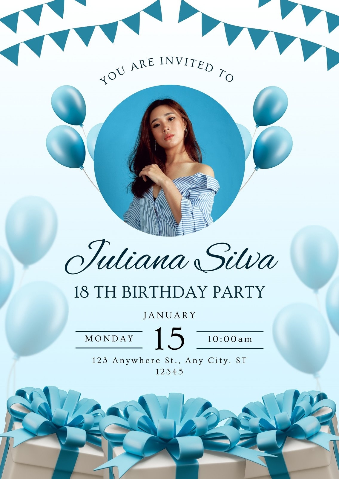 Free Printable Customizable Party Invitation Templates Canva