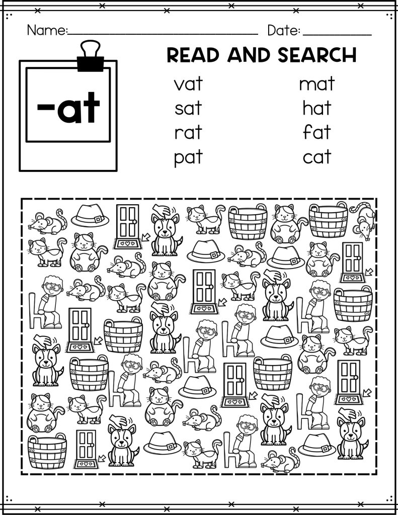 Cvc Words Worksheets Free Printable