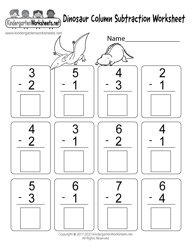 Subtraction Worksheets Free Printables