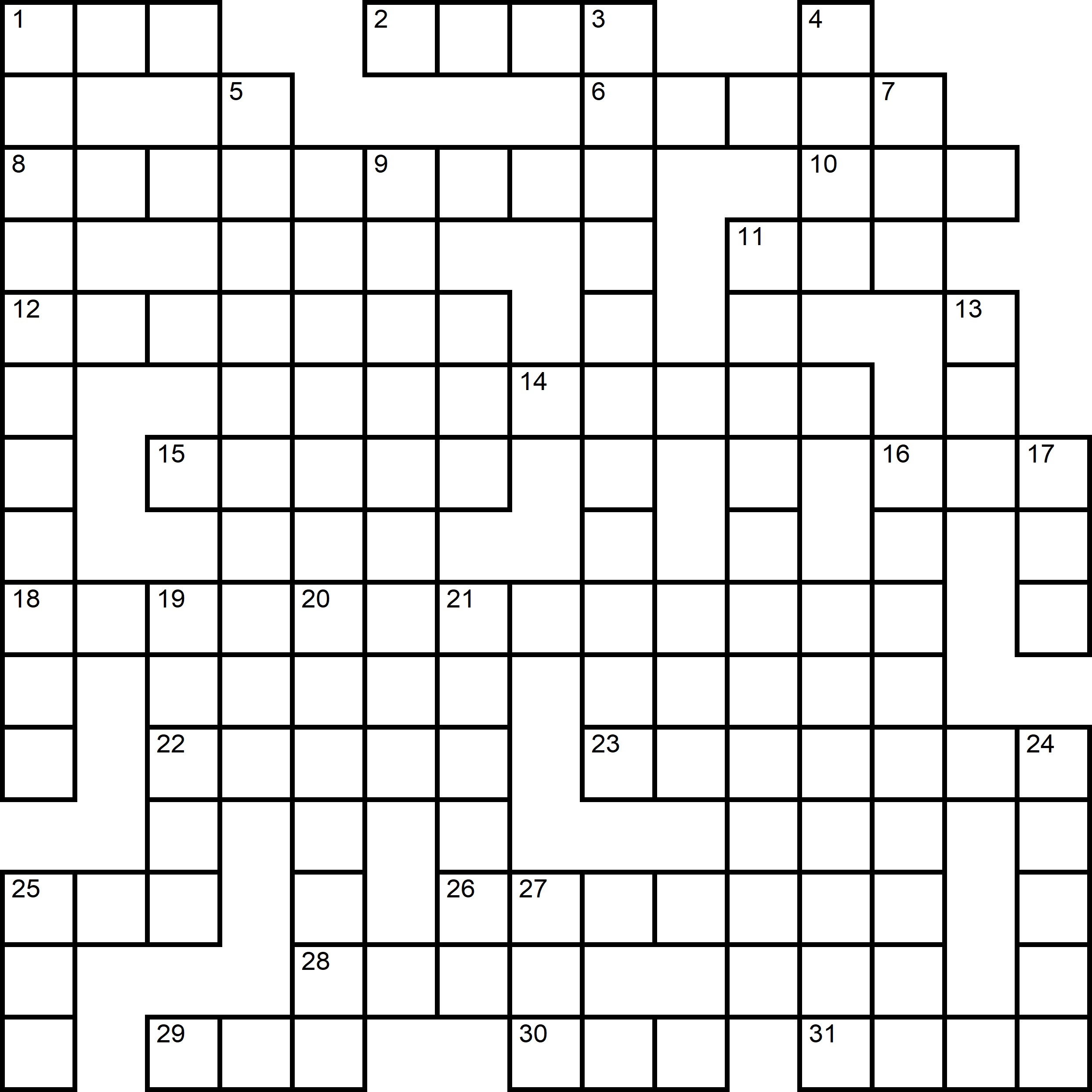 Free Daily Printable Crossword Puzzleshtml