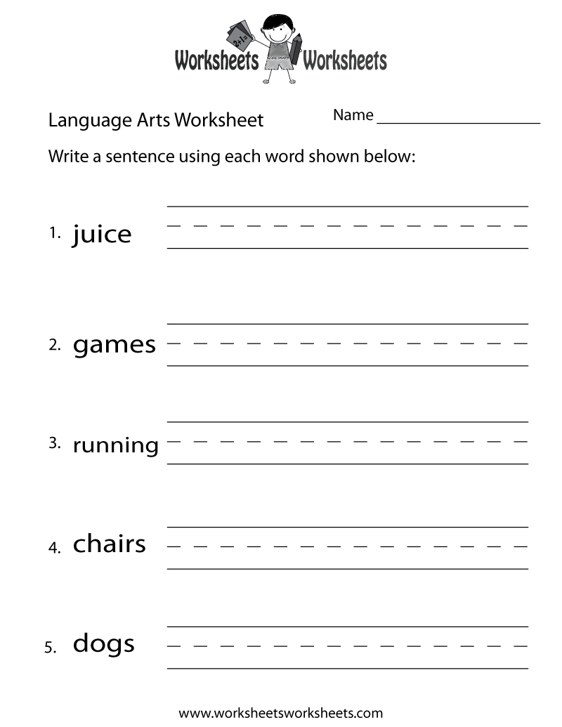 Ela Printable Worksheets