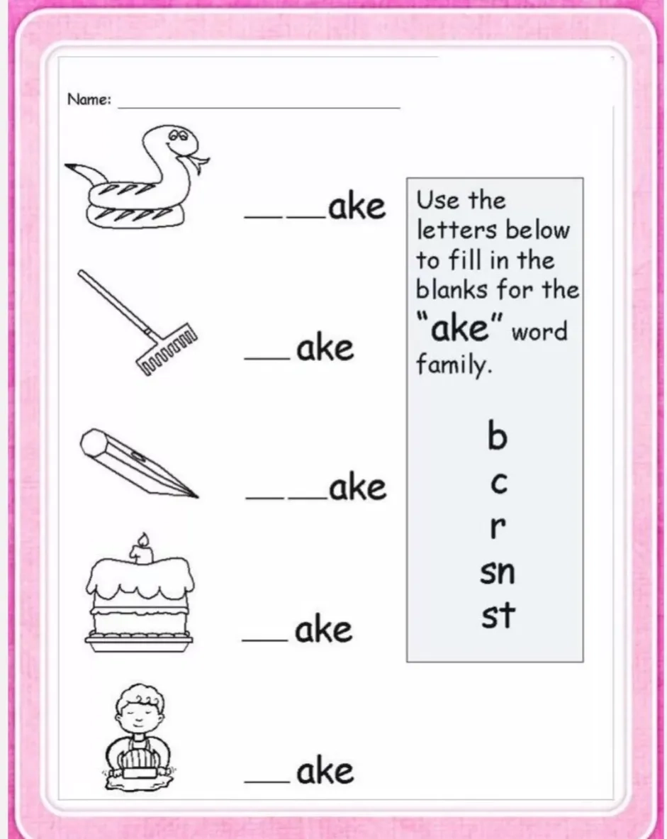 Free Printable Worksheets For 1st Grade English