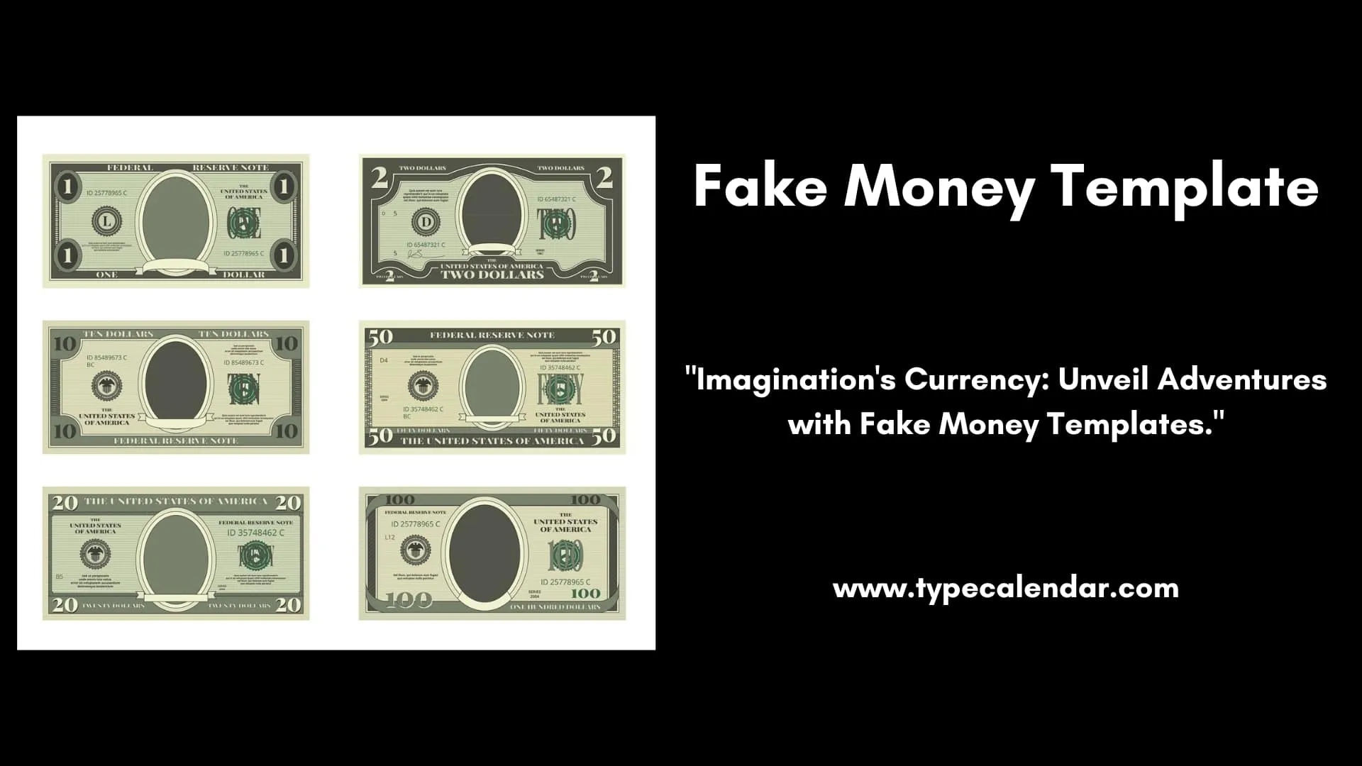 Design Your Own Printable Money
