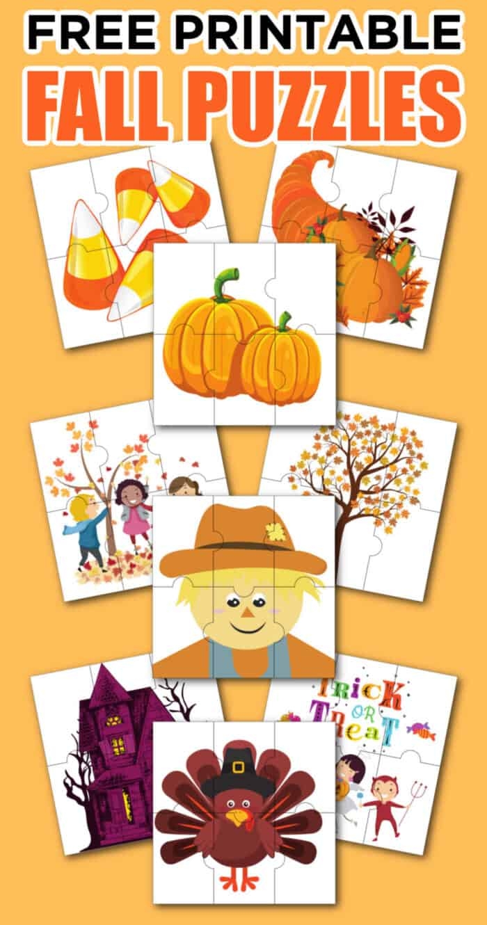 Free Printable Fall Puzzles For Kids Made With HAPPY