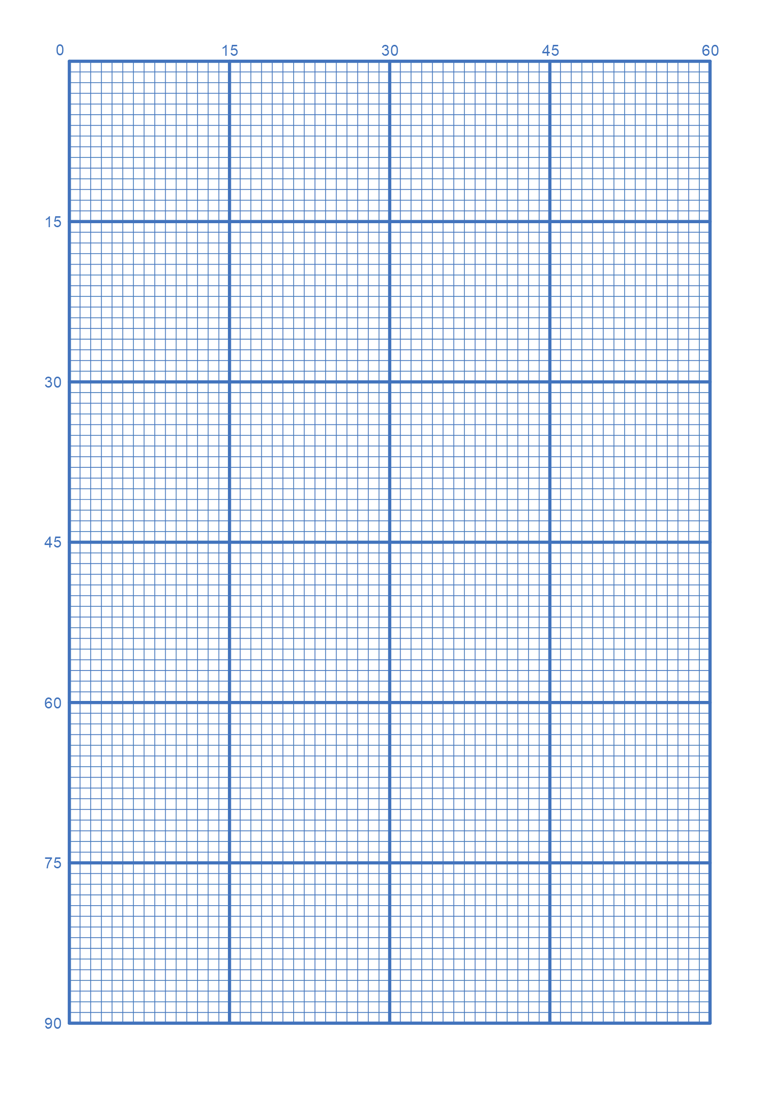 Printable Graph Paper 30 X 30