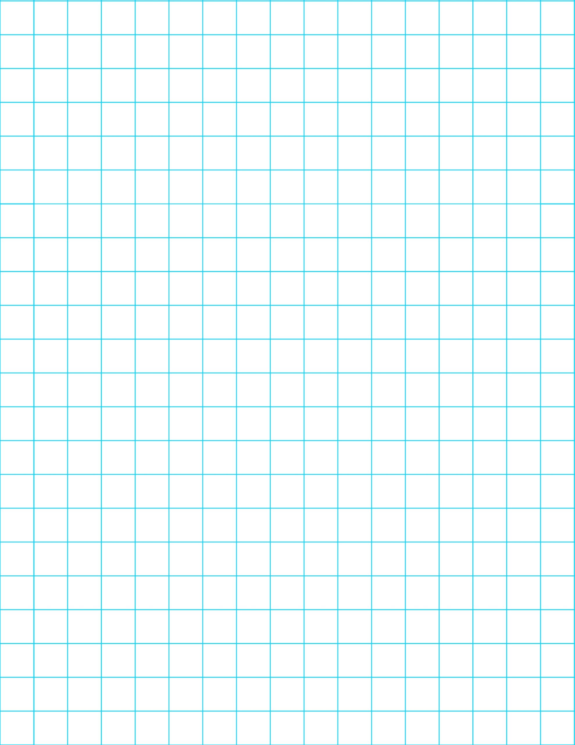 Free 1/2 Inch Graph Paper
