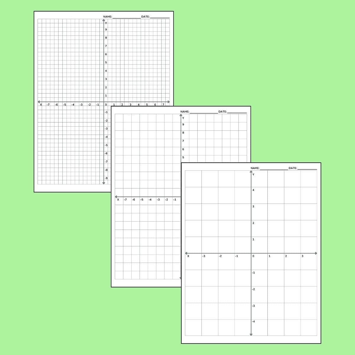 Graphing Paper Free Printable With Numbers