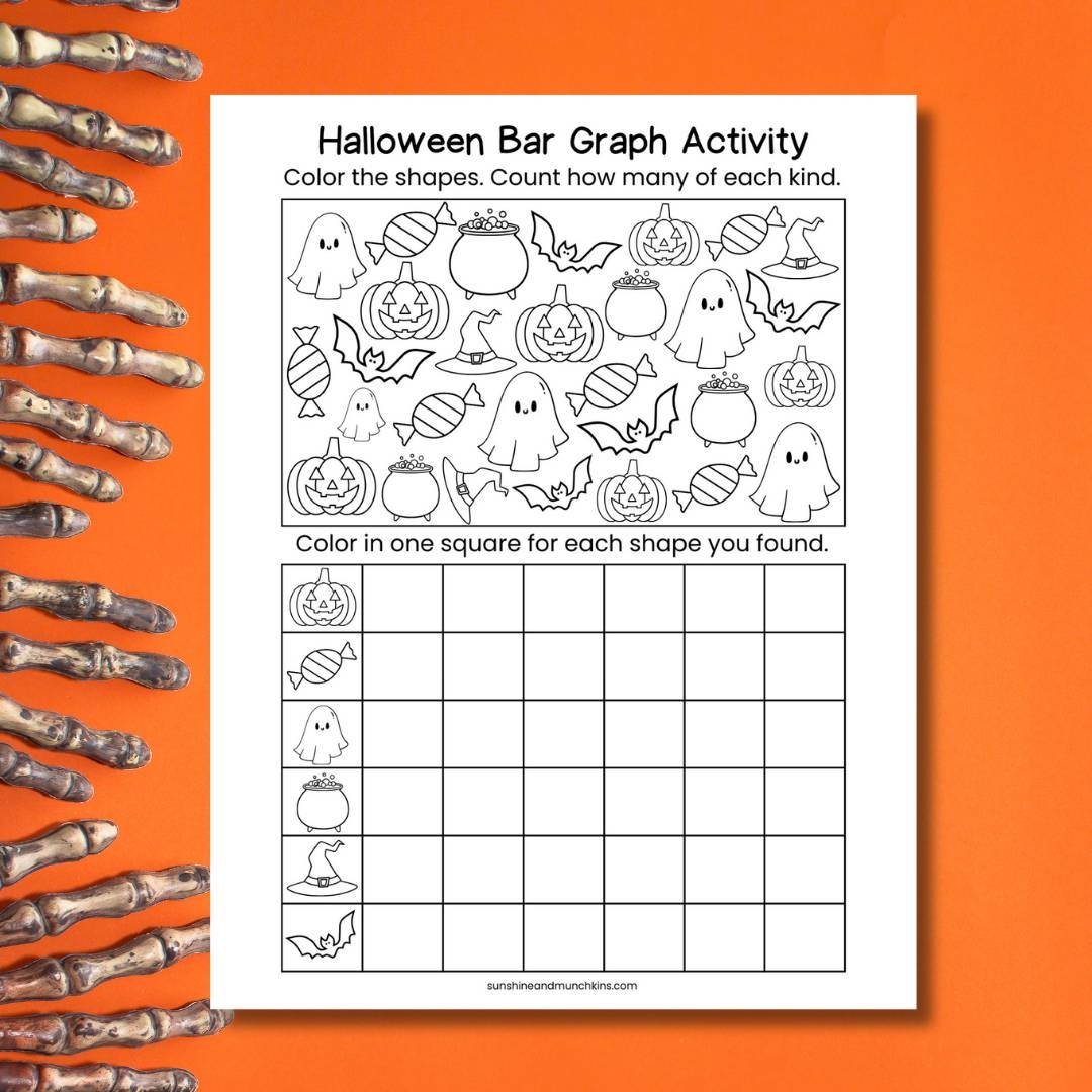 FREE Printable Halloween Graphing Activity Page Sunshine And 