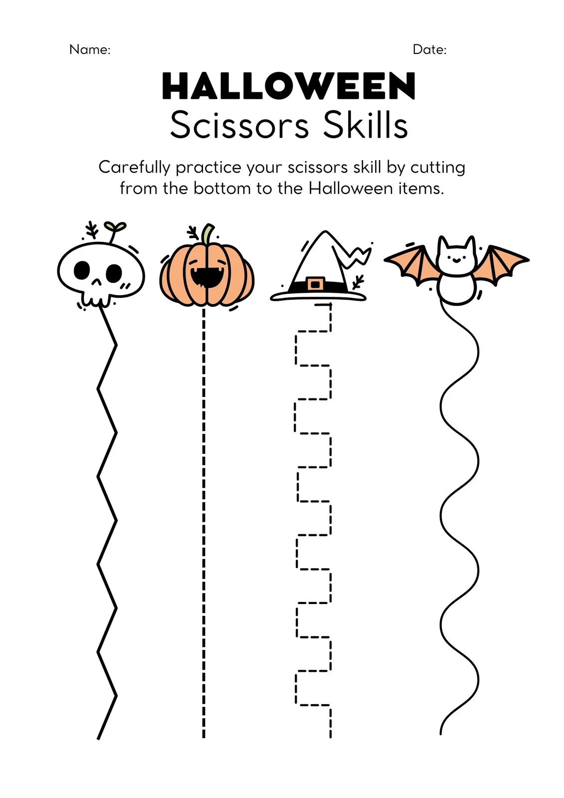 Halloween Printable Worksheets