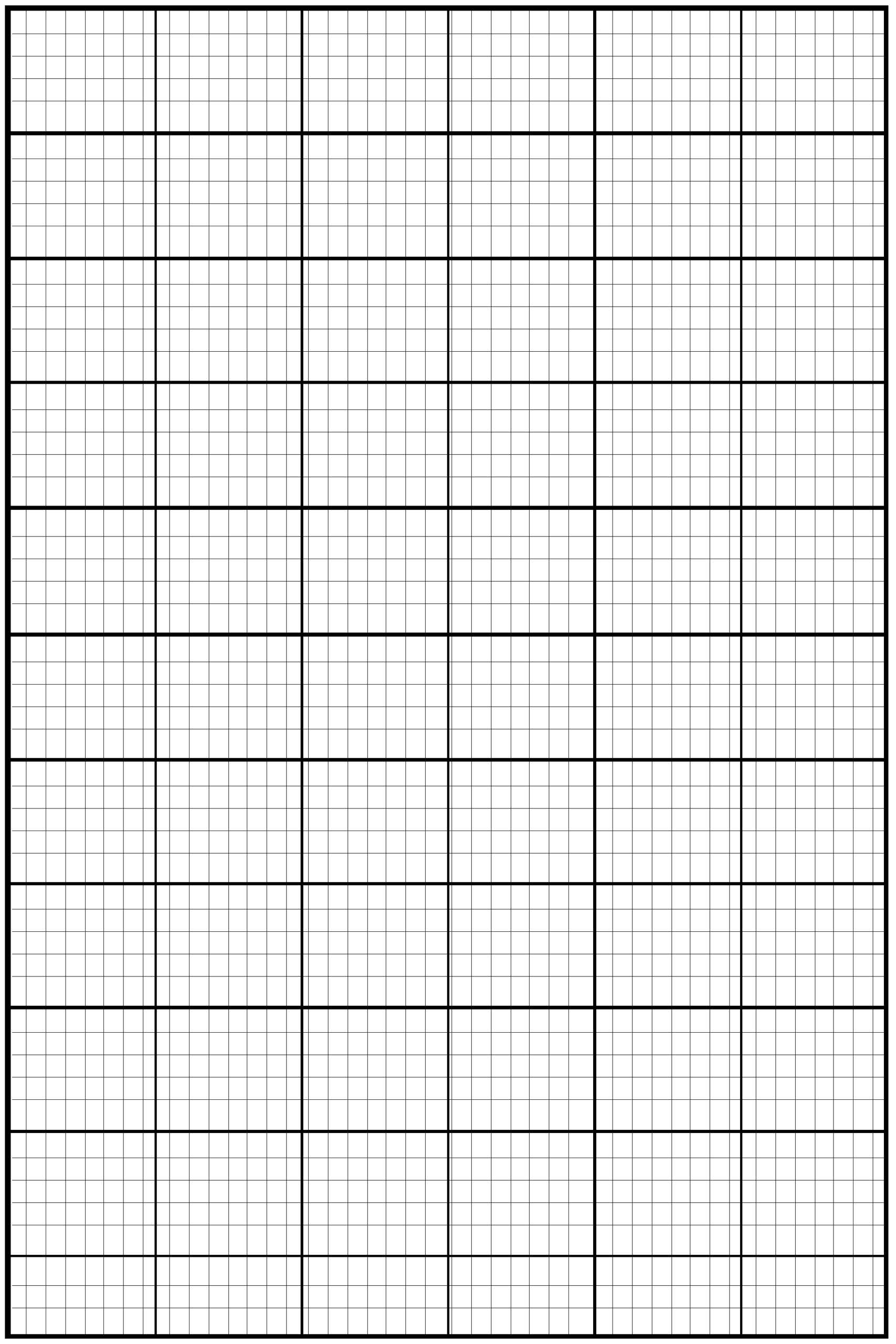Knitting Graph Paper Generator
